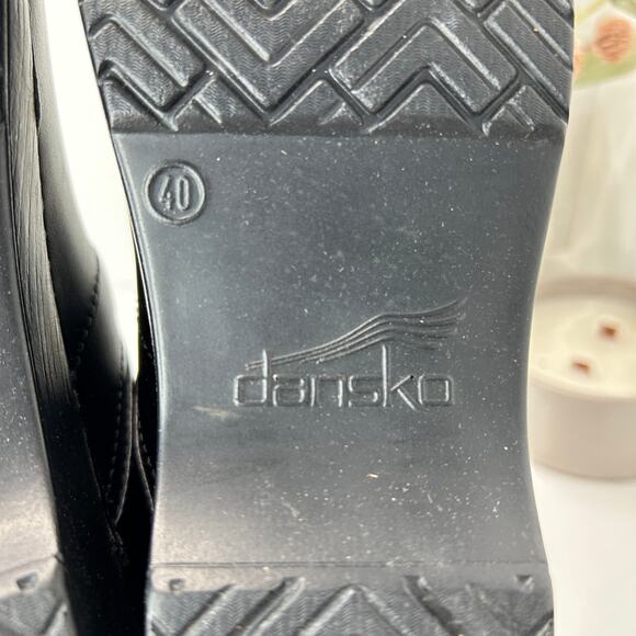 Dansko Wide Pro Box Clog Black Nursing Shoe Women 40/9.5 NWB Comfort Shoe - Picture 9 of 11